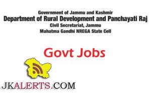 Department of Rural Development and Panchayati Raj Jobs under Mahatma Gandhi NREGA State Cell
