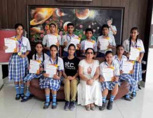 Jammu Sanskriti School, Jammu got Medals in Sahodaya Interschool Karate Championship-2018.
