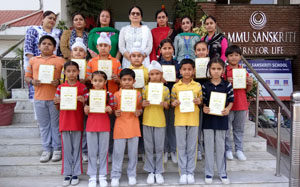 Award ceremony held at Jammu Sanskriti School, Jammu