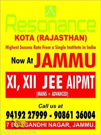Resonance's LLP centre at Jammu now Open