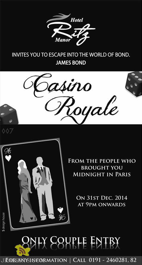 New year party at jammu, Hotel Ritz Manor Casino Royale