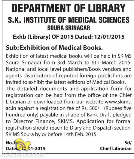 Exhibition of Medical Books