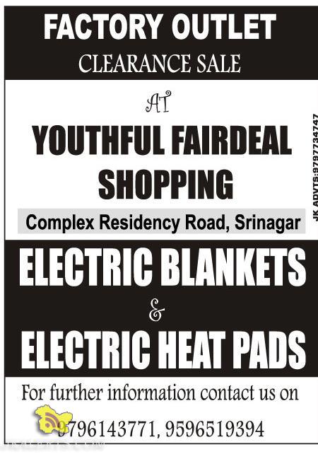 Sale on Electric Blankets and Electric Heat pads