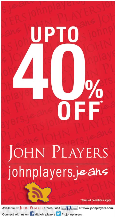 Sale on John Players