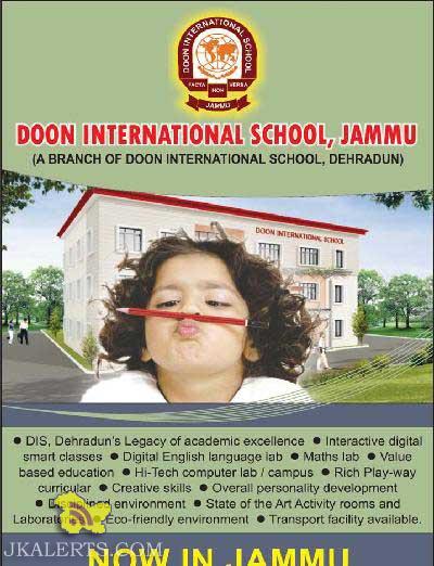 Admission open in Doon School Jammu