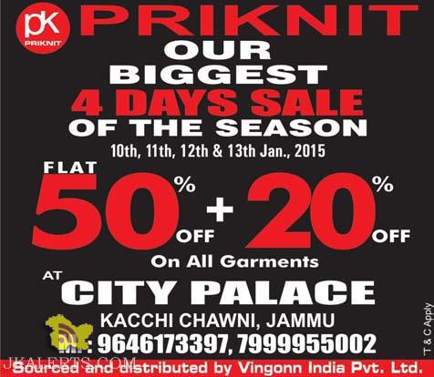 Priknit Sale At City Palace