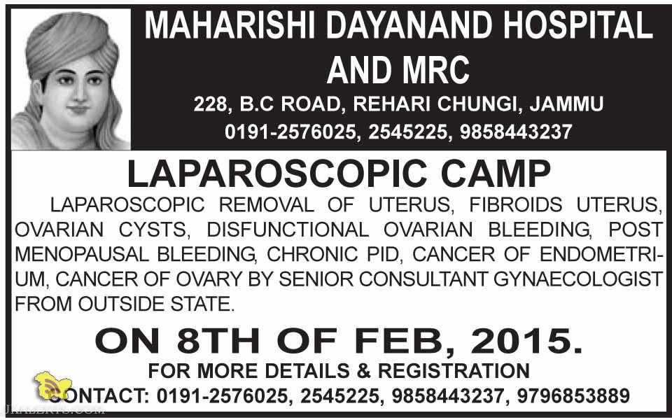 LAPAROSCOPIC CAMP IN MAHARISHI DAYANAND HOSPITAL