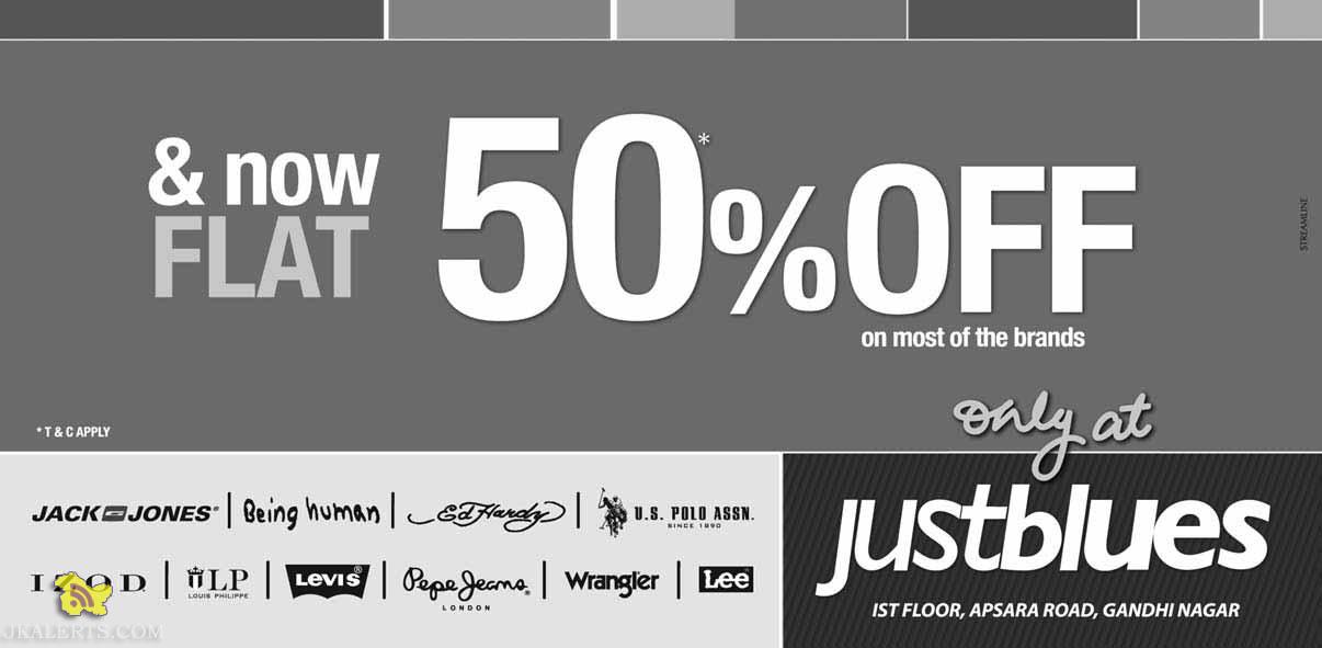 Justblues Sale Flat 50% off