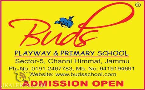 Admission open in Buds PLAYWAY & PRIMARY SCHOOL