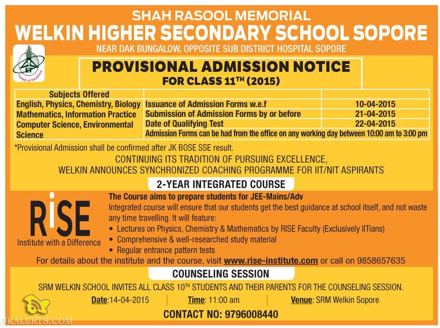 Admission Open in Doon International School Jammu Few Seat left