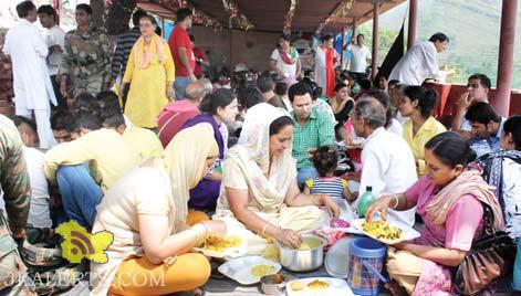 Mata Jwala Ji in south Kashmir's Khrew festival
