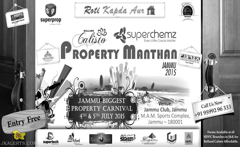 Property Manthan 2015 Jammu Biggest Property Carnival