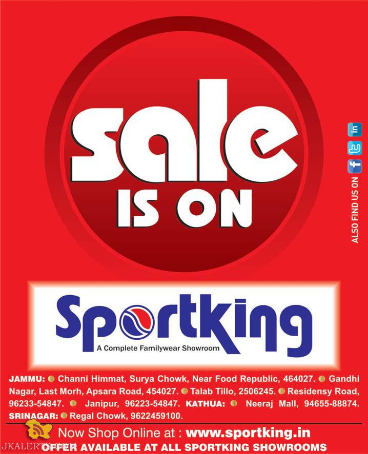 Sale is on Sportking