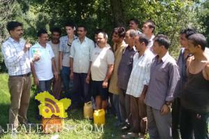 KVK SKUAST-J, Doda conducts field demonstration on management of paddy blast