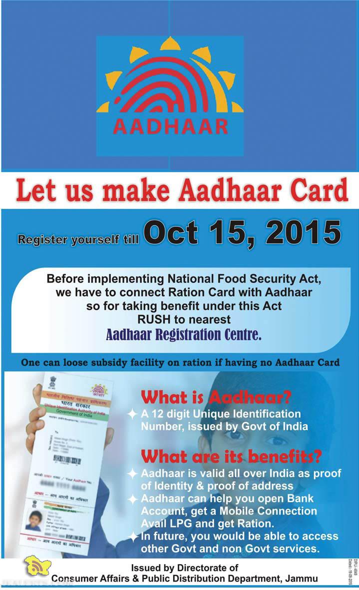 Aadhaar Card Registration