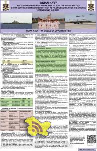 JOIN INDIAN NAVY SHORT SERVICE COMMISSIONED OFFICER AS PILOT/OBSERVER
