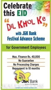 JKBANK SPECIAL OFFER ON THIS EID