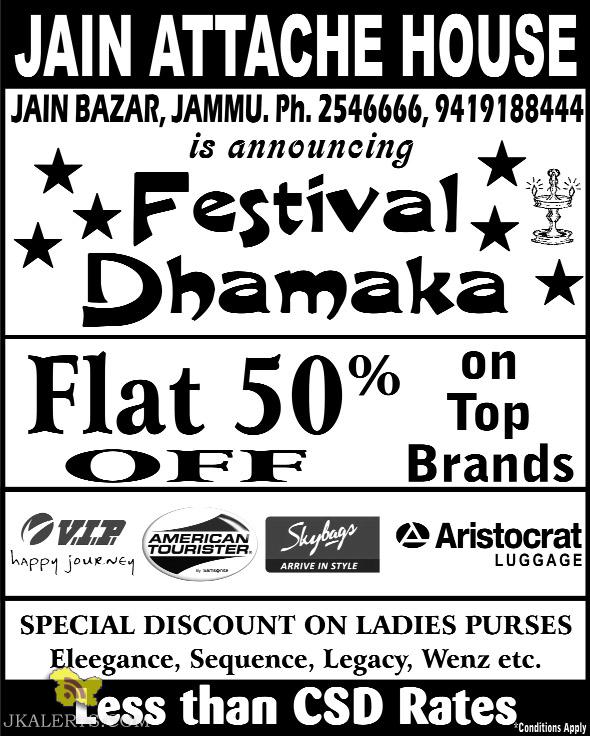 JAIN ATTACHE HOUSE DISCOUNT ON LADIES PURSES Eleegance, Sequence, Legacy, Wenz etc