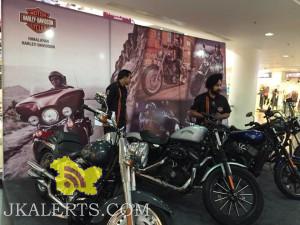 Display of Super bikes from ‪Harley Davidson‬ at ‪‎Wave Mall‬ ‪Jammu‬