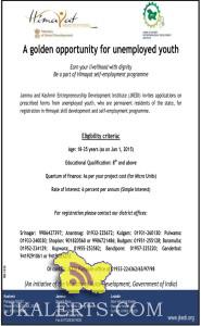 JKEDI Himayat self-employment programme registration