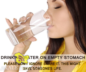 BENEFITS OF DRINKING WATER ON EMPTY STOMACH