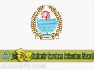 LIst of posts for which JKSSB conduct written test on 20th and 25th of December 2015