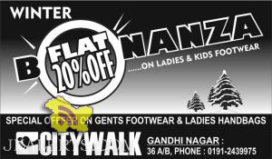 Winter sale on Kids Ladies footwear City walk Jammu