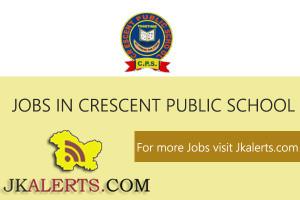 Various Jobs in Crescent public school.