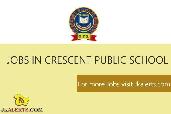 Various Jobs in Crescent public school.