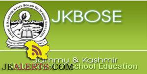 JKBOSE CLASS 10th Datesheet Jammu Division Private Candidates