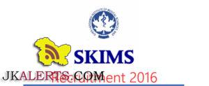 Jobs in Sher-i-Kashmir Institute of Medical Sciences Soura Srinagar, Govt Jobs in Srinagar