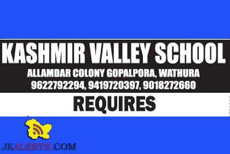 jobs in kashmir valley school