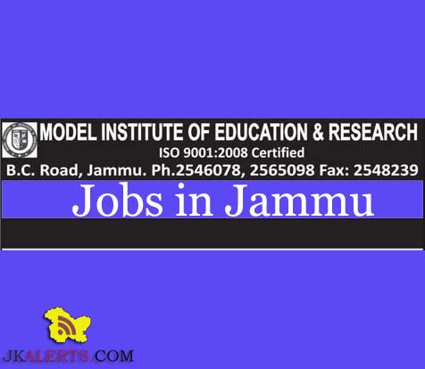 Transport Officer, Drivers jobs in Model Institute of Education and Research