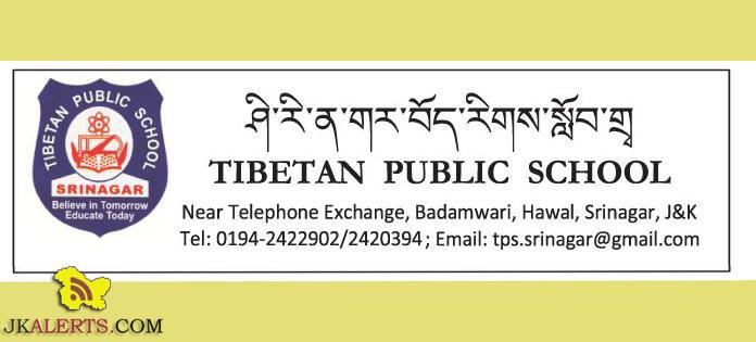 JOBS IN TIBETAN PUBLIC SCHOOL