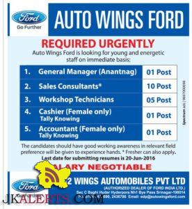 Jobs in Auto Wings Fords