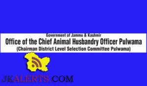 Recruitment of Class-IV in Animal Husbandry Department