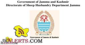 Sheep husbandry Jammu Scheme for unemployed youth