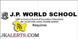 Teaching Jobs in J.P World school Jammu