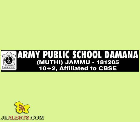 Army Public School Jobs 2023.