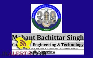 Assistant Professor / Associate Professor / Professor jobs in Mahant Bachittar Singh College of Engineering And Technology