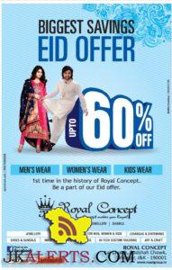 Biggest Savings for Eid offer in Srinagar