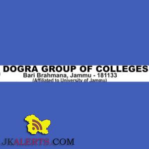 JOBS IN DOGRA GROUP OF COLLEGES