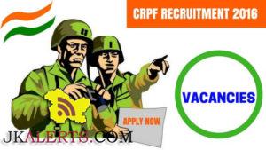 CRPF Jobs, CRPF Recruitment 2020.