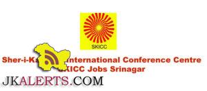 Sher-i-Kashmir International Conference Centre SKICC Jobs Srinagar