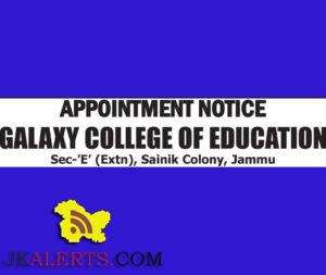 Galaxy college of education jobs jobs