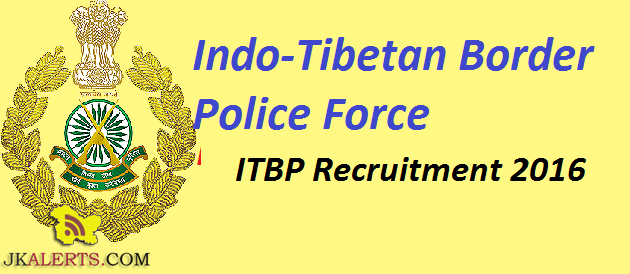 ITBP Inspector GD Recruitment 2016