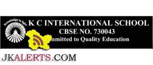 K C INTERNATIONAL SCHOOL JOBS