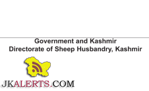 Select list of candidates for the post of Stock Assistant, Sheep Husbandry Kashmir