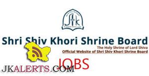 Shri Shiv Khori Shrine Board SSKSB Jobs Notification