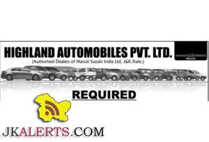 HIGHLAND AUTOMOBILES PVT. LTD. JOBS